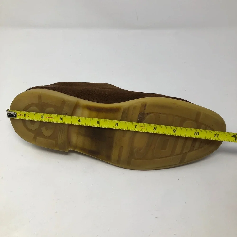 Church's Girvan Men's Brown Suede Slip On Ankle Boots Approx Size 9 Italy